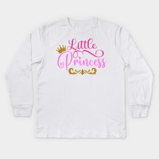 Little Princess Royal Kids Long Sleeve T-Shirt